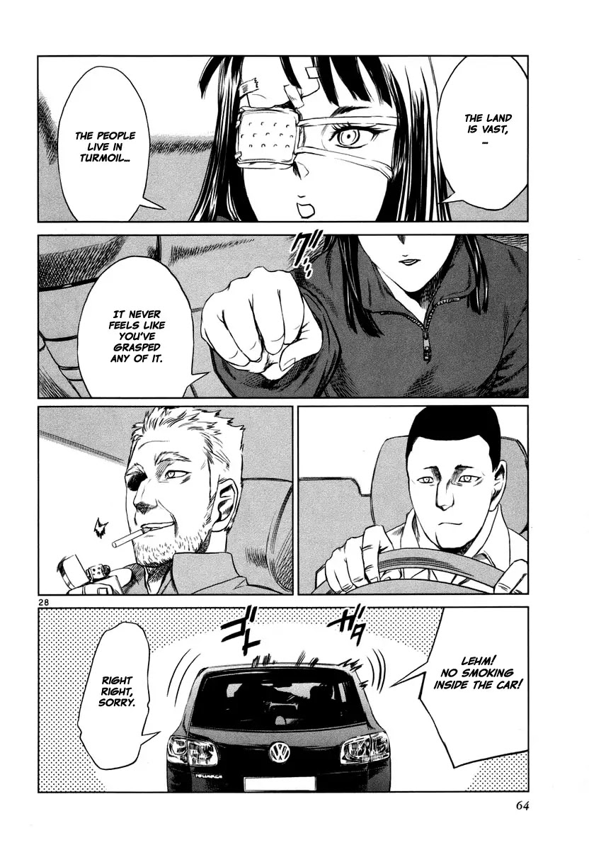 Jormungand Chapter 19 page 28 - Chapter 19: African Golden Butterflies phase.5