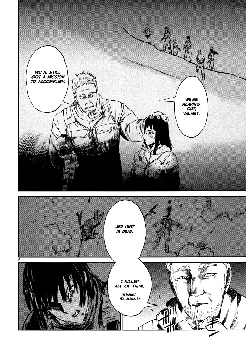 Jormungand Chapter 19 page 6 - Chapter 19: African Golden Butterflies phase.5
