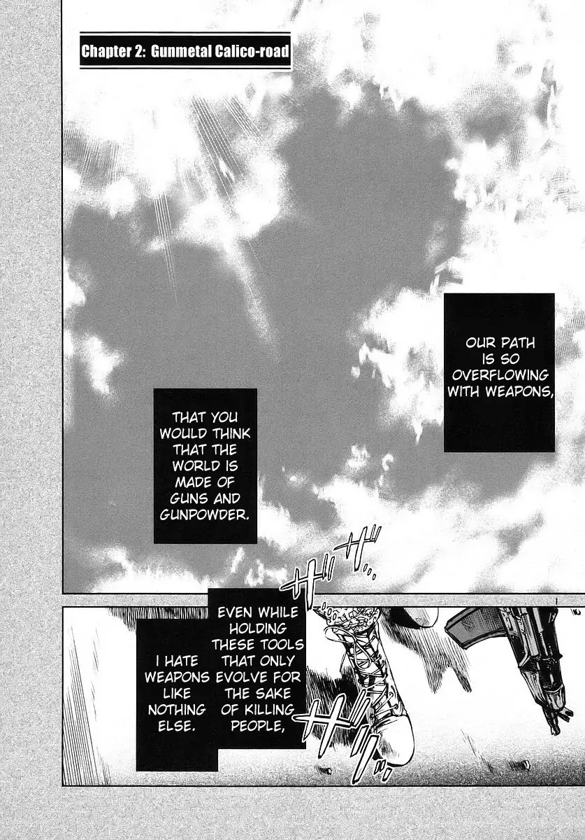 Jormungand Chapter 2 page 1 - Chapter 2: Gunmetal Calico Road