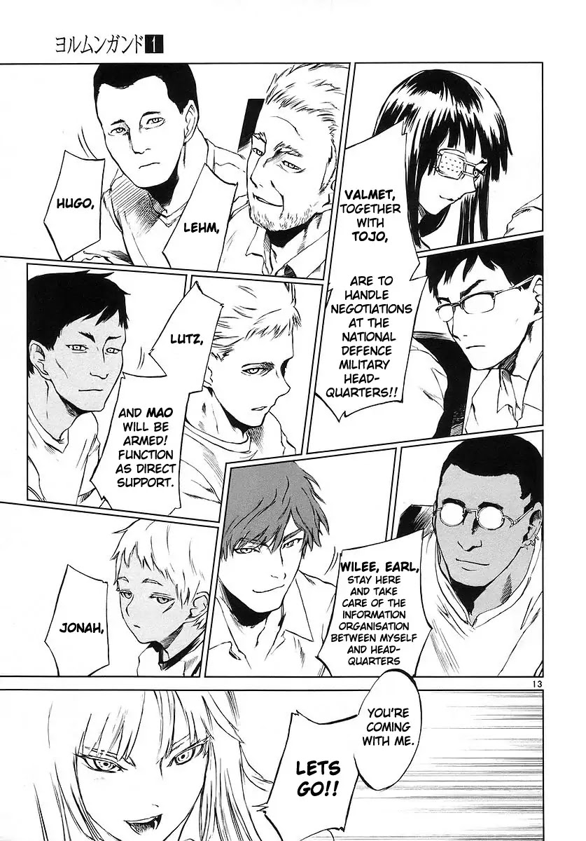 Jormungand Chapter 2 page 12 - Chapter 2: Gunmetal Calico Road