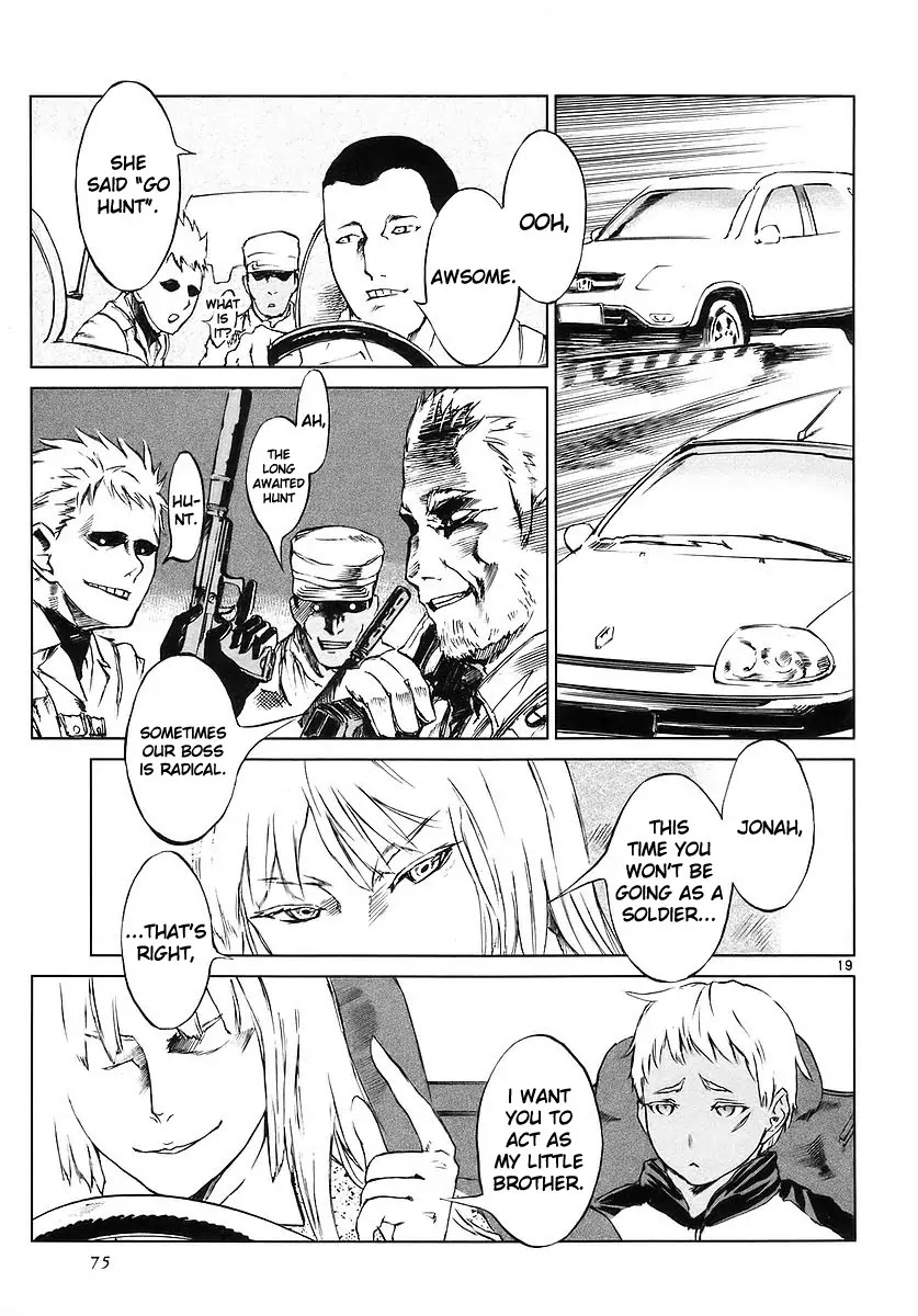 Jormungand Chapter 2 page 18 - Chapter 2: Gunmetal Calico Road