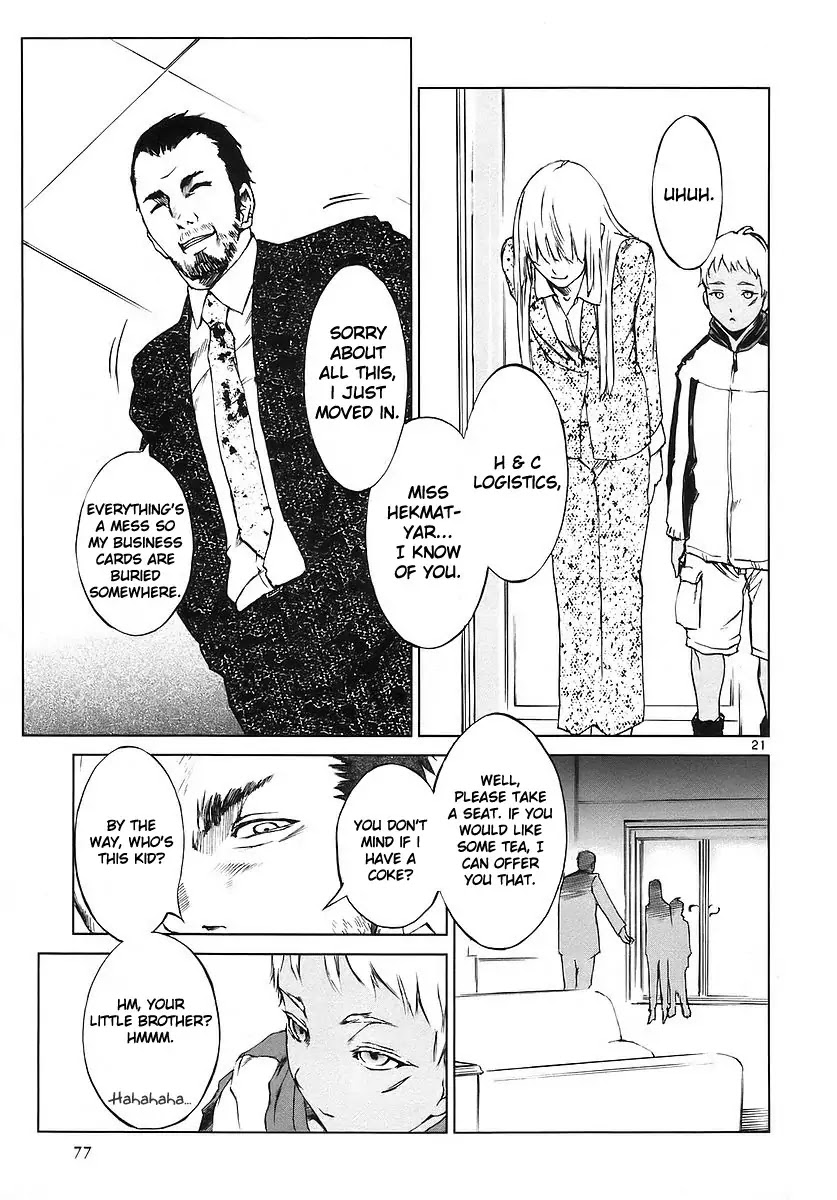 Jormungand Chapter 2 page 20 - Chapter 2: Gunmetal Calico Road