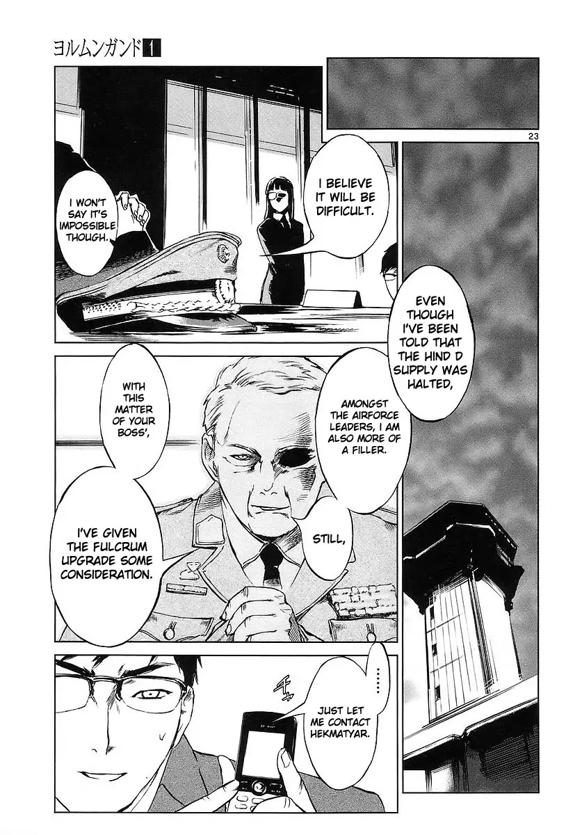 Jormungand Chapter 2 page 22 - Chapter 2: Gunmetal Calico Road
