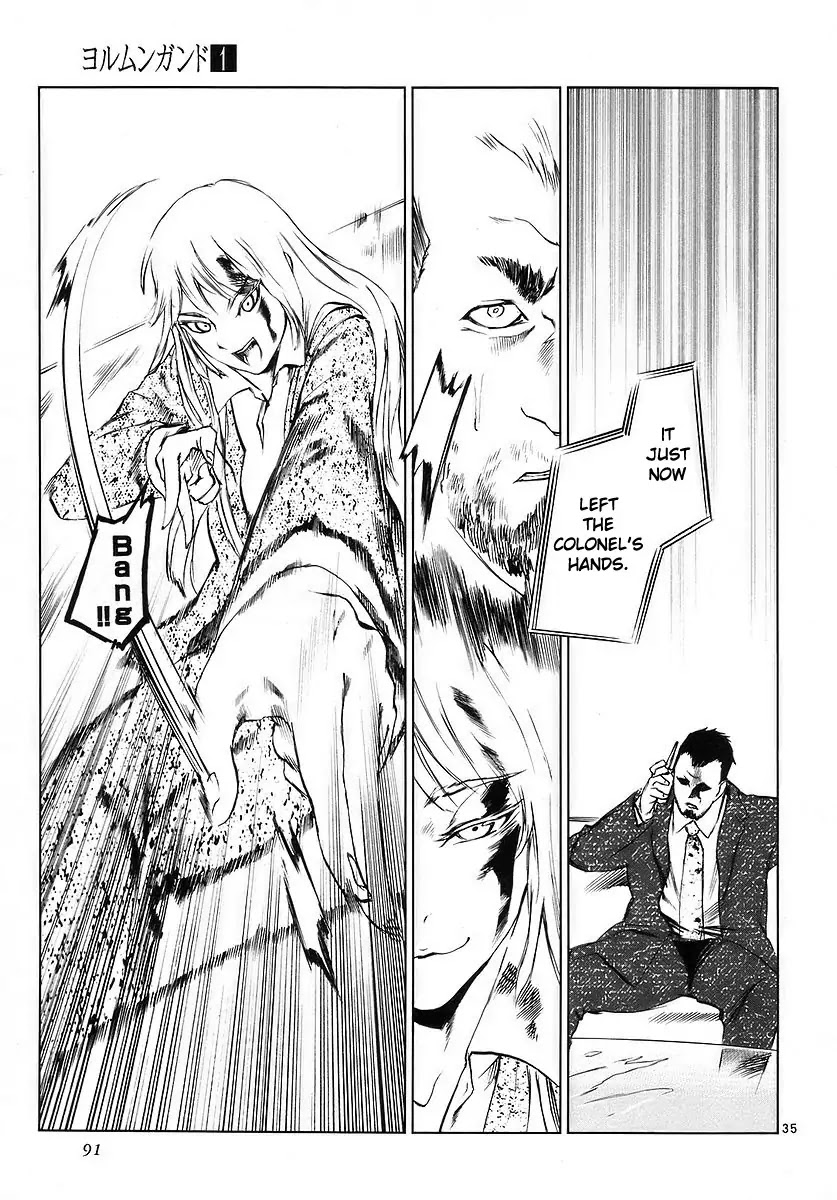 Jormungand Chapter 2 page 34 - Chapter 2: Gunmetal Calico Road