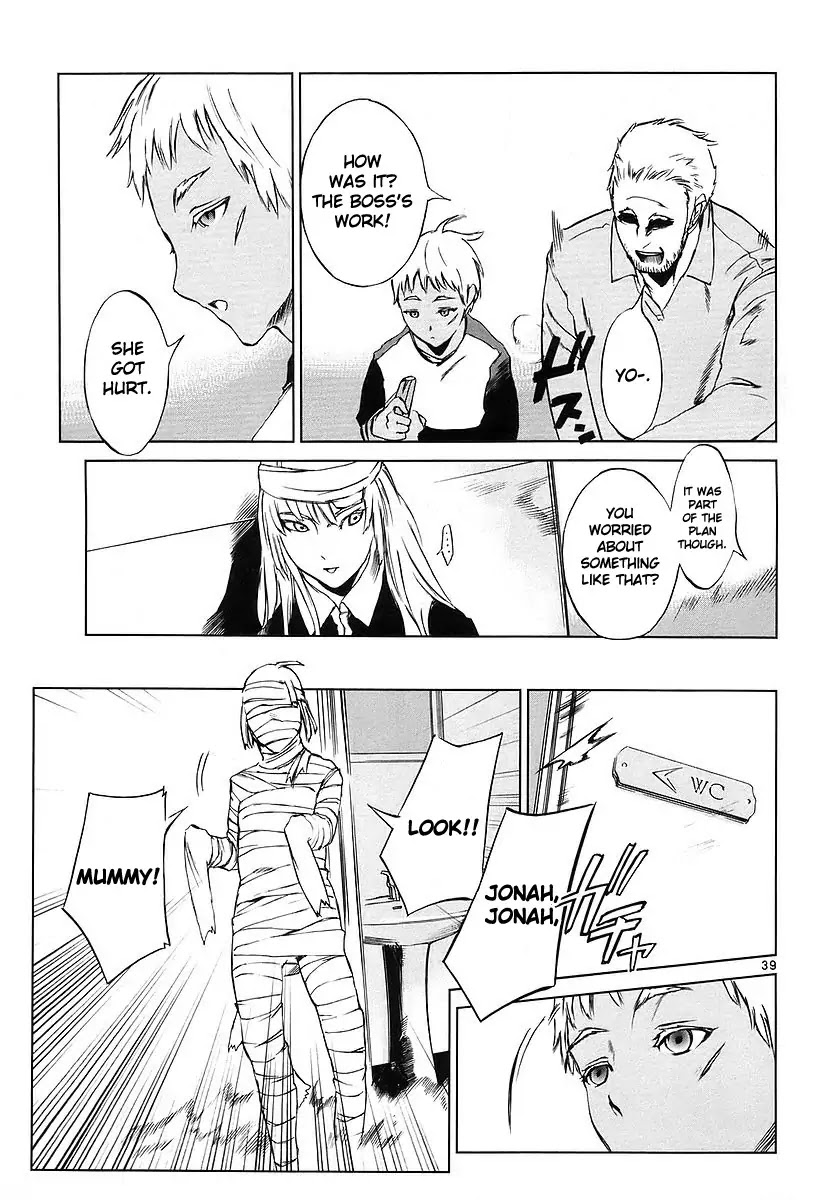 Jormungand Chapter 2 page 38 - Chapter 2: Gunmetal Calico Road