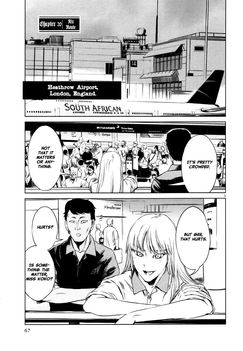 Jormungand Chapter 20 page 1 - Chapter 20: Air Route