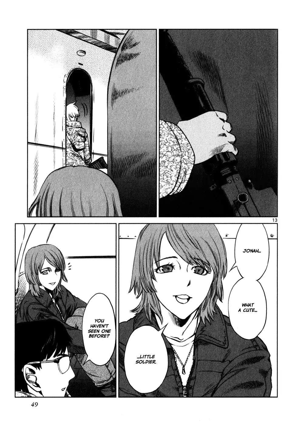 Jormungand Chapter 26 page 13 - Chapter 26: Dragon Shooter phase.2