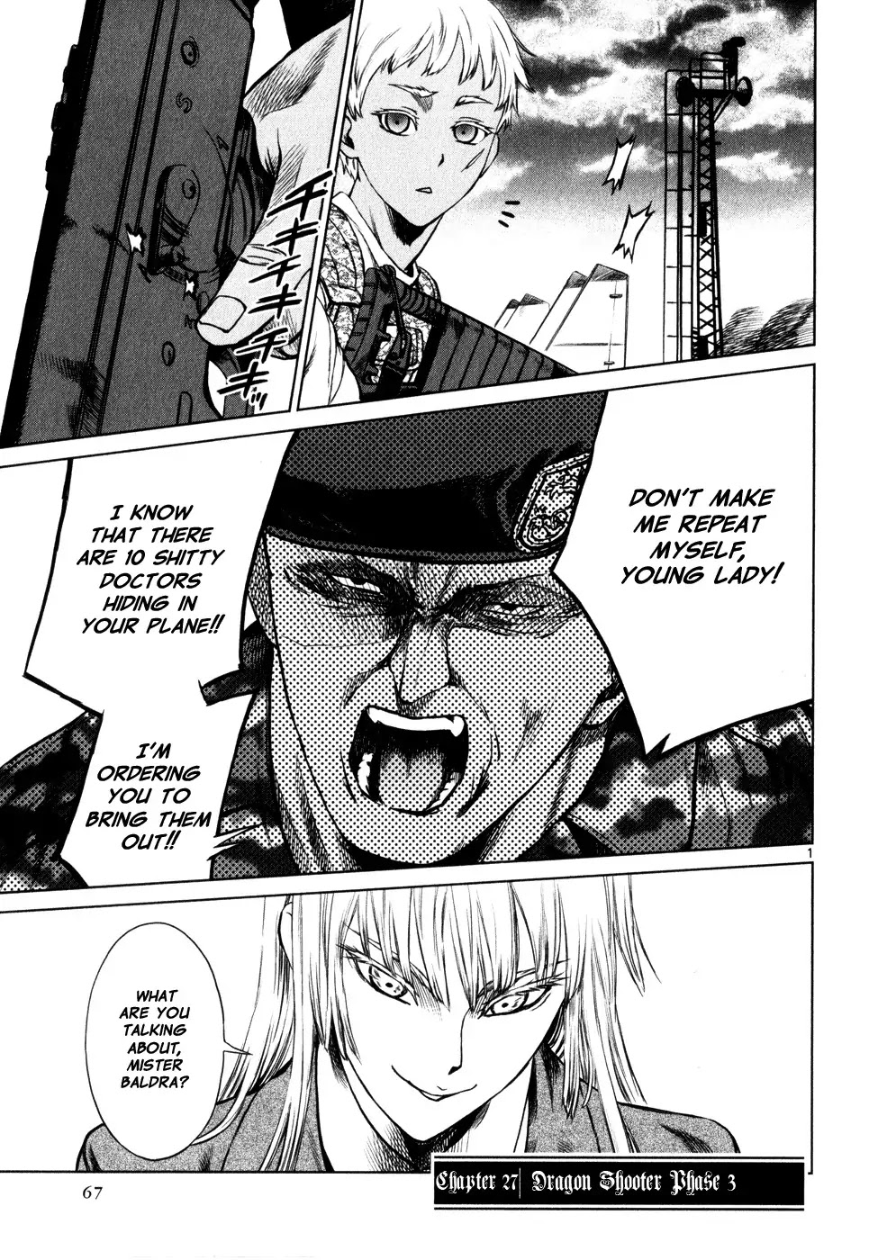 Jormungand Chapter 27 page 1 - Chapter 27: Dragon Shooter phase.3