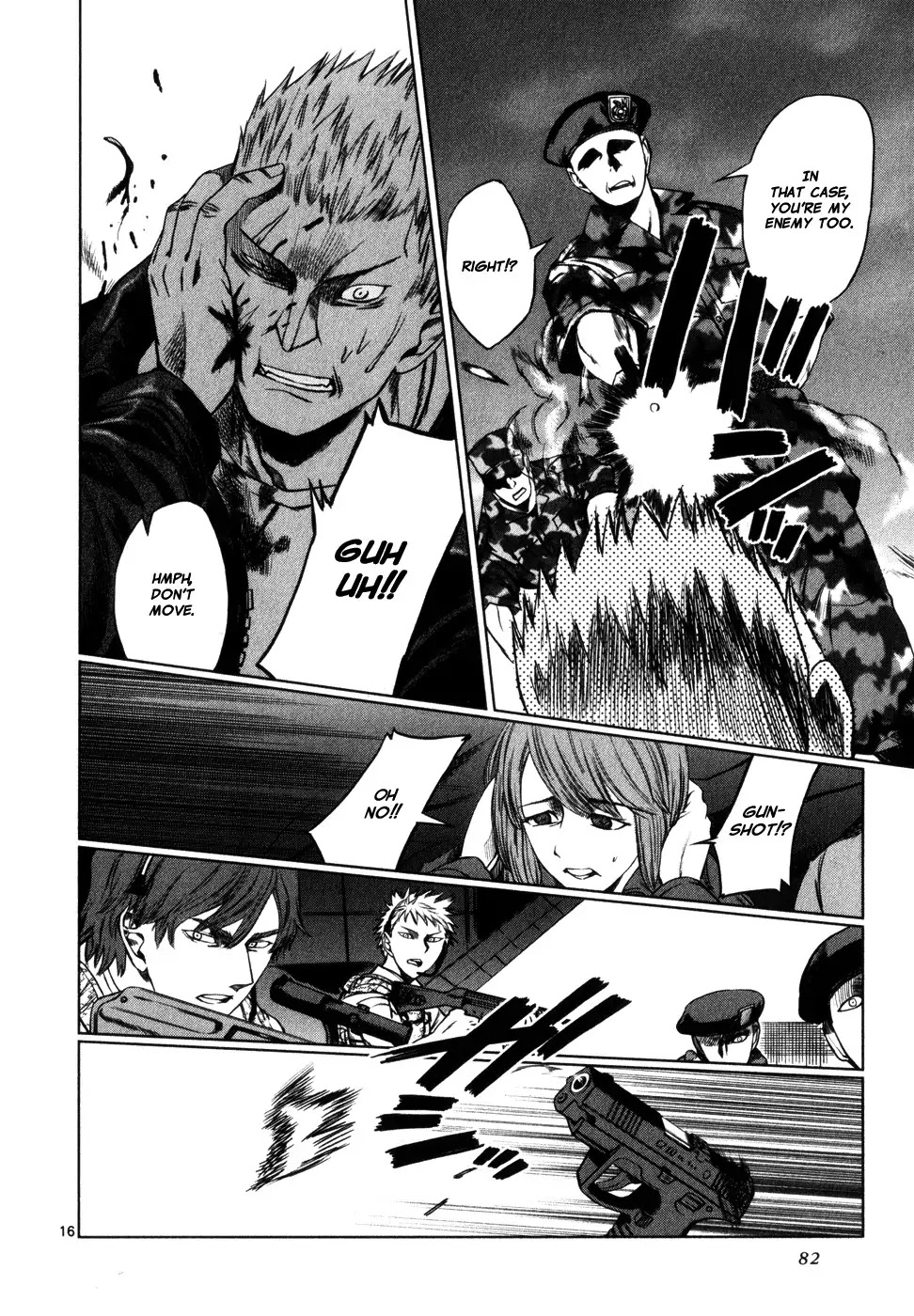 Jormungand Chapter 27 page 16 - Chapter 27: Dragon Shooter phase.3