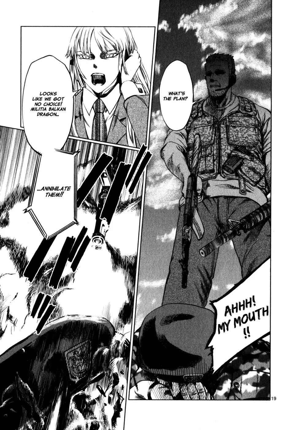 Jormungand Chapter 27 page 19 - Chapter 27: Dragon Shooter phase.3