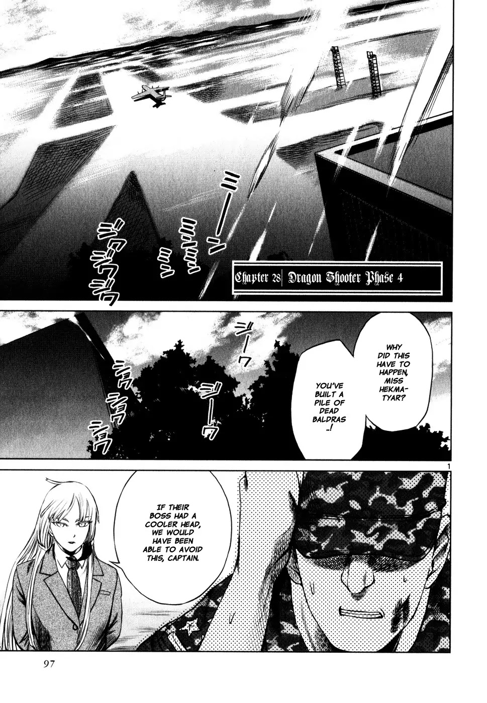 Jormungand Chapter 28 page 1 - Chapter 28: Dragon Shooter phase.4
