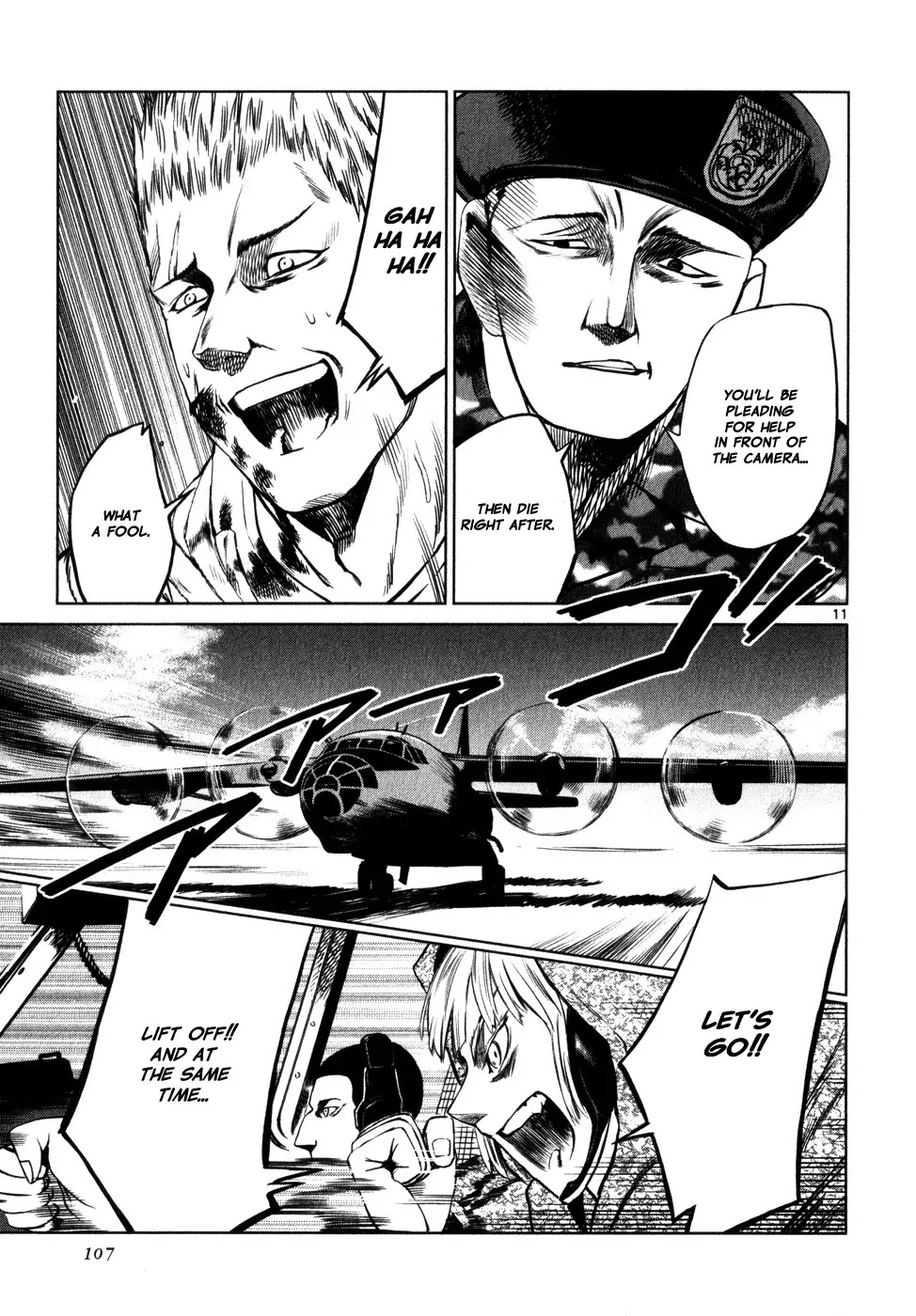 Jormungand Chapter 28 page 11 - Chapter 28: Dragon Shooter phase.4