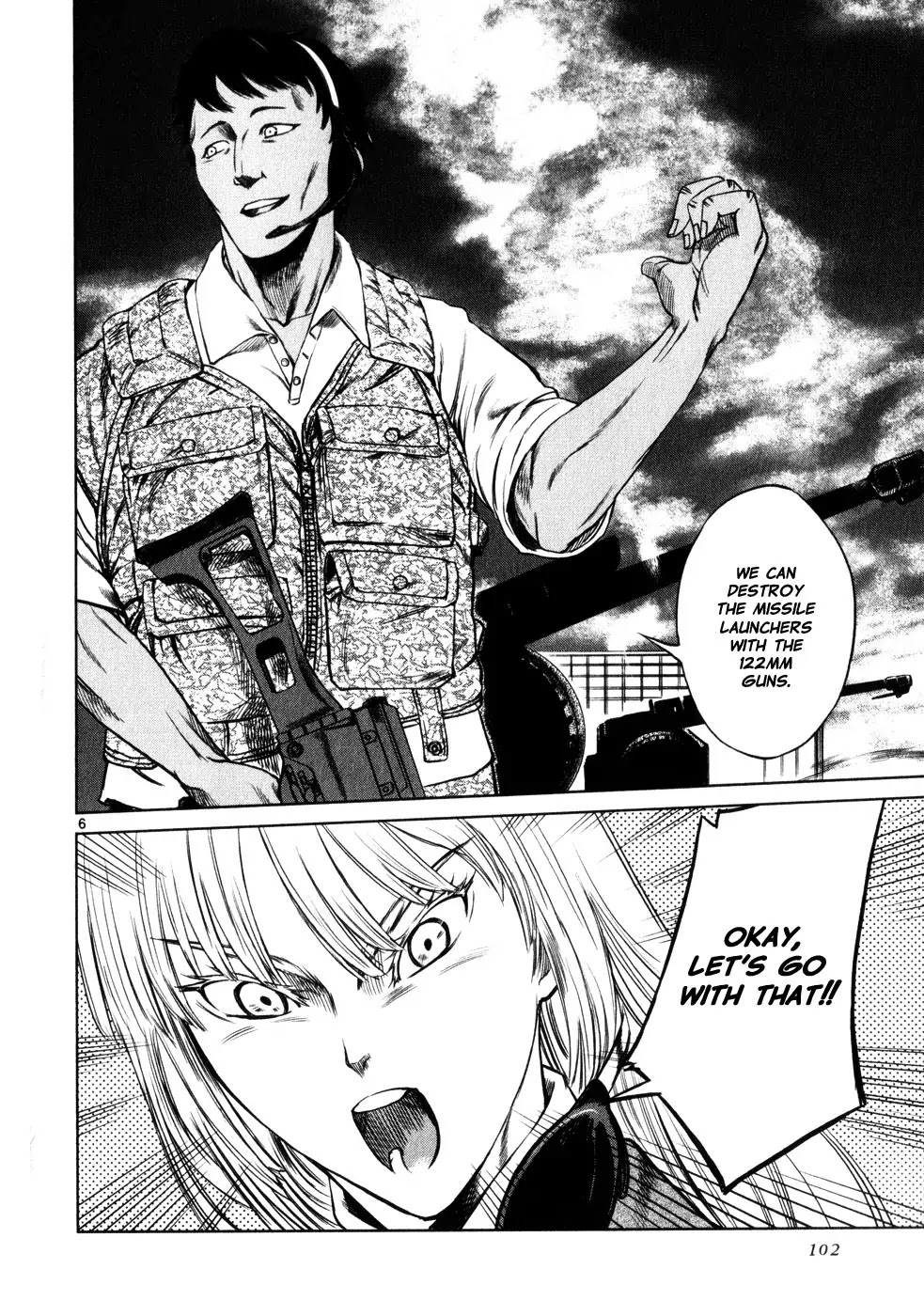 Jormungand Chapter 28 page 6 - Chapter 28: Dragon Shooter phase.4