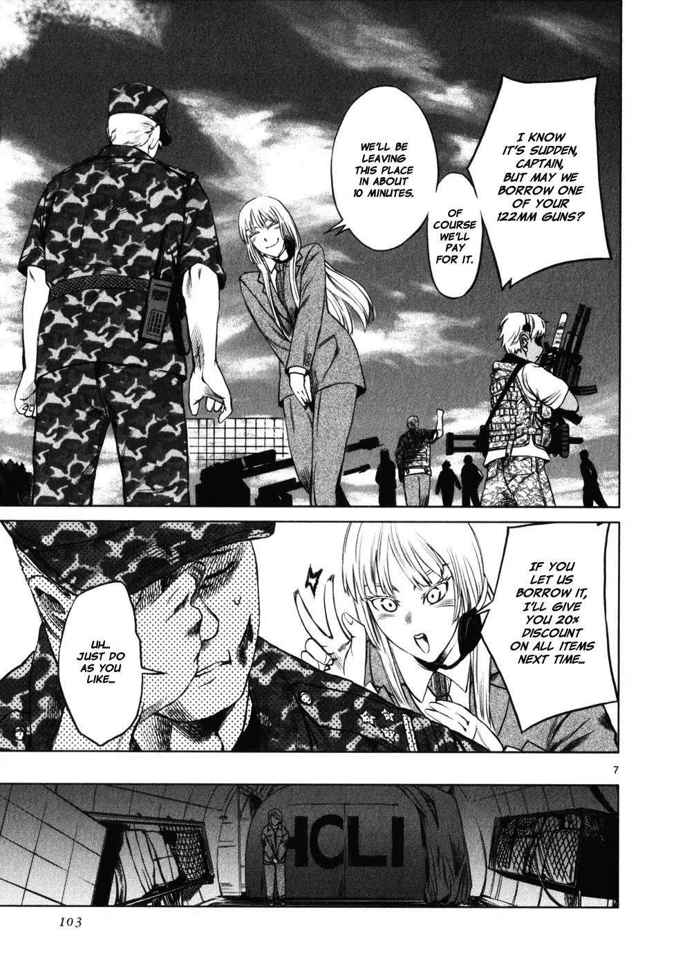 Jormungand Chapter 28 page 7 - Chapter 28: Dragon Shooter phase.4