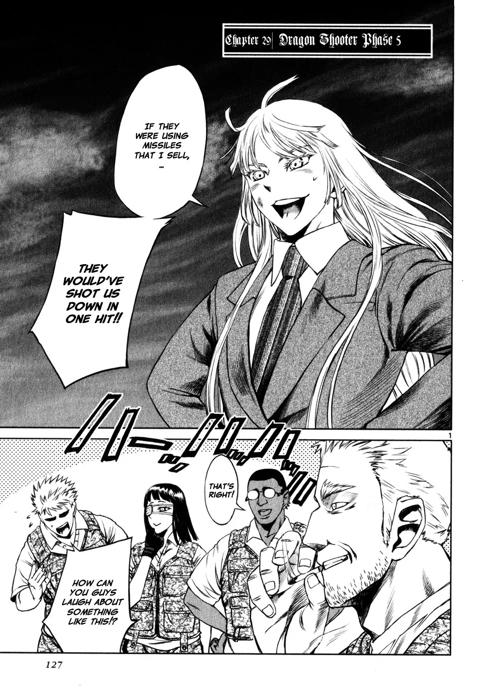 Jormungand Chapter 29 page 1 - Chapter 29: Dragon Shooter phase.5