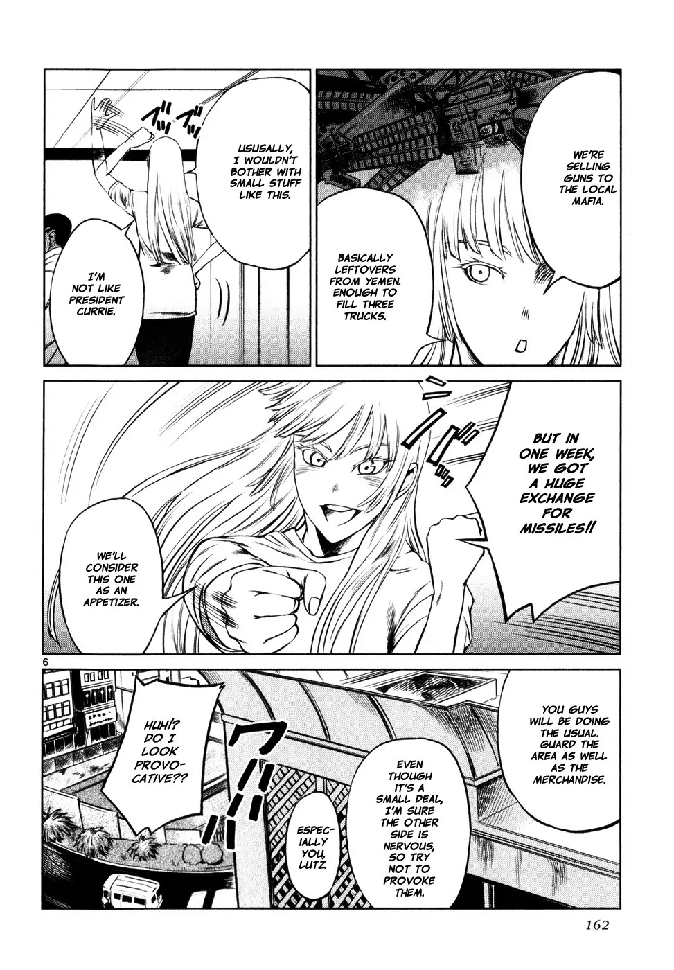 Jormungand Chapter 30 page 6 - Chapter 30: Soldier of Destruction phase.1