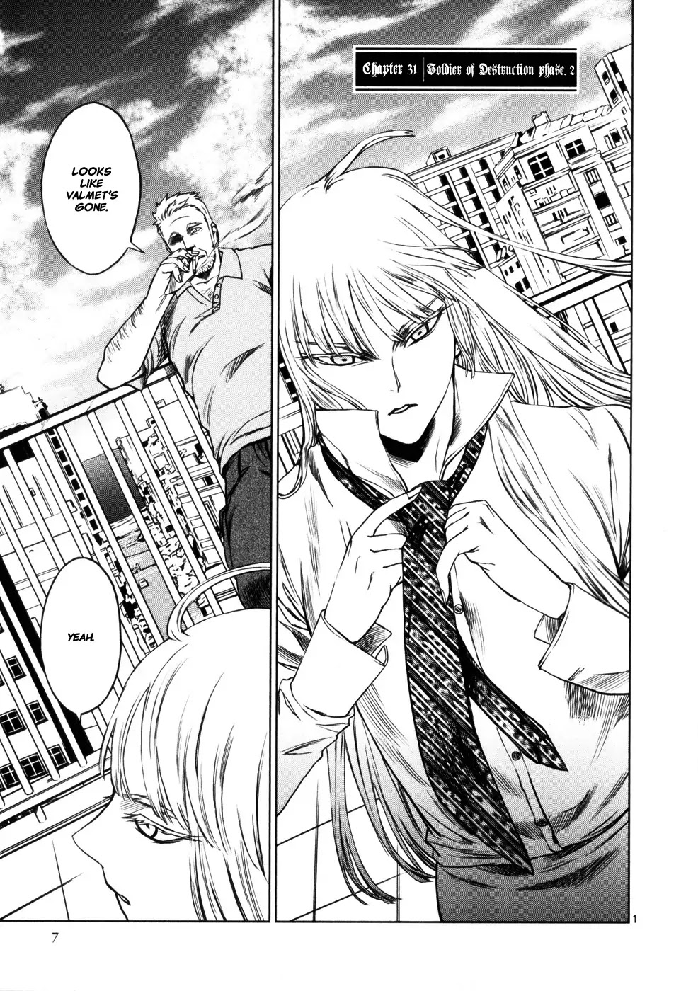 Jormungand Chapter 31 page 10 - Chapter 31: Soldier of Destruction phase.2