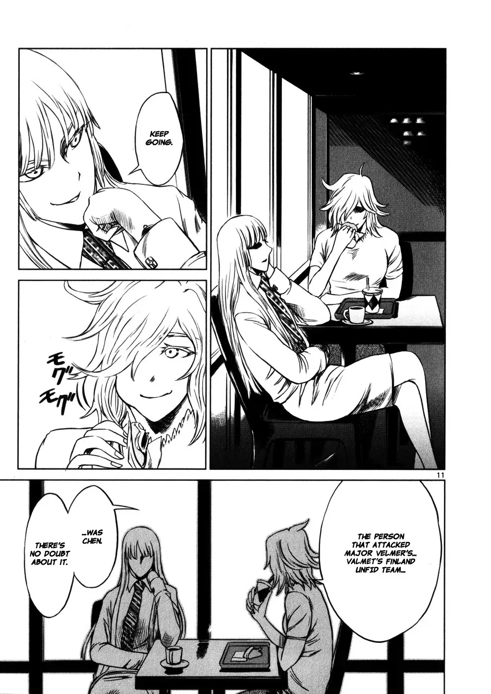Jormungand Chapter 32 page 10 - Chapter 32: Soldier of Destruction phase.3