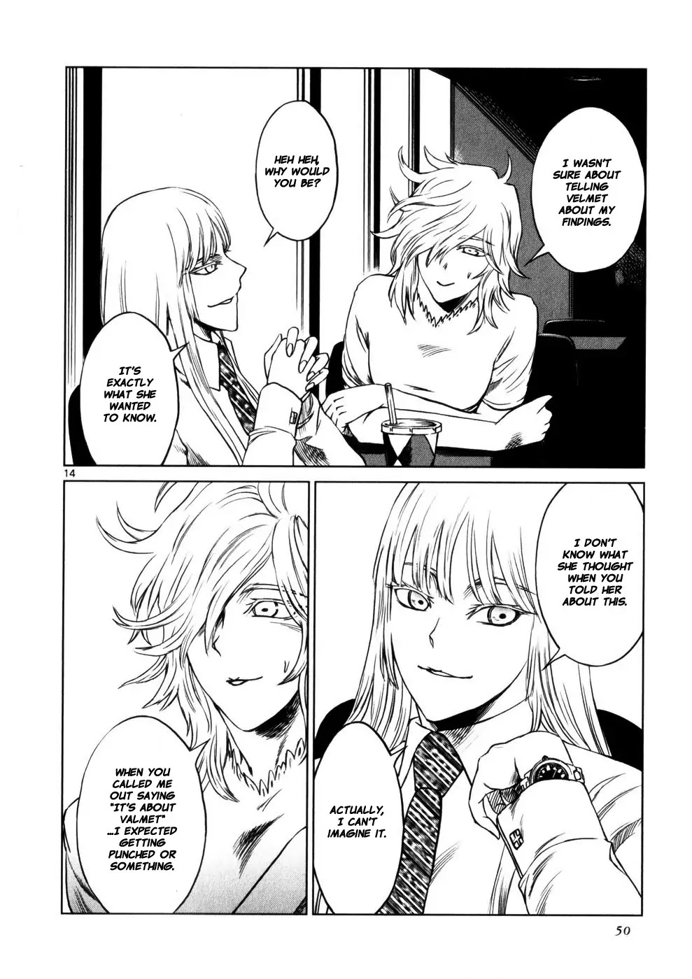 Jormungand Chapter 32 page 13 - Chapter 32: Soldier of Destruction phase.3