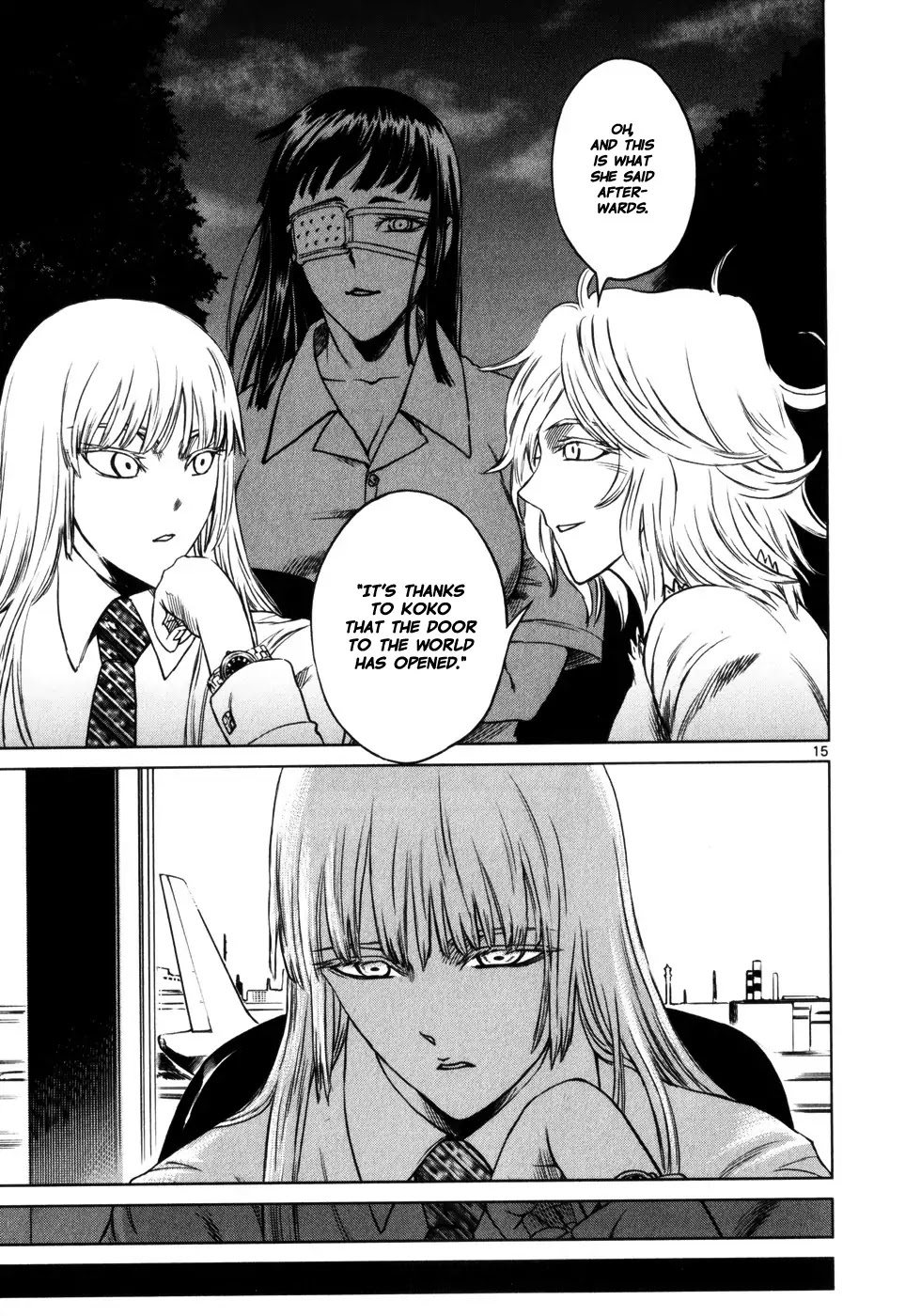 Jormungand Chapter 32 page 14 - Chapter 32: Soldier of Destruction phase.3