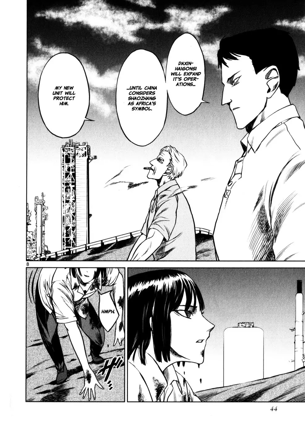 Jormungand Chapter 32 page 7 - Chapter 32: Soldier of Destruction phase.3