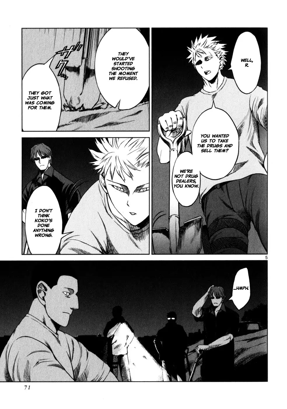 Jormungand Chapter 33 page 4 - Chapter 33: Soldier of Destruction phase.4