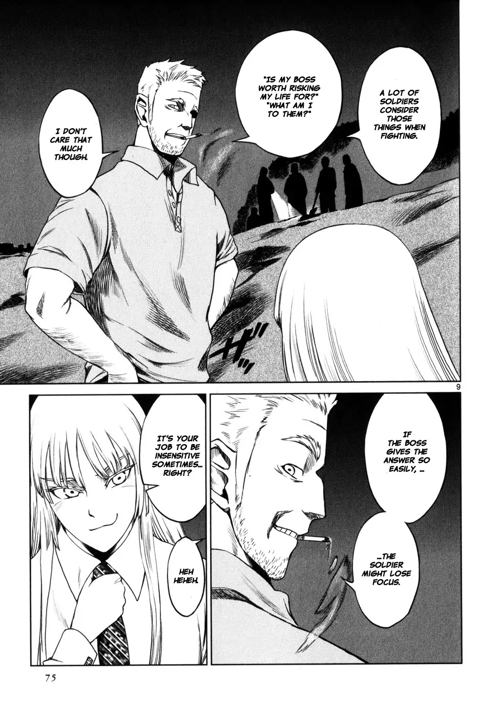 Jormungand Chapter 33 page 8 - Chapter 33: Soldier of Destruction phase.4