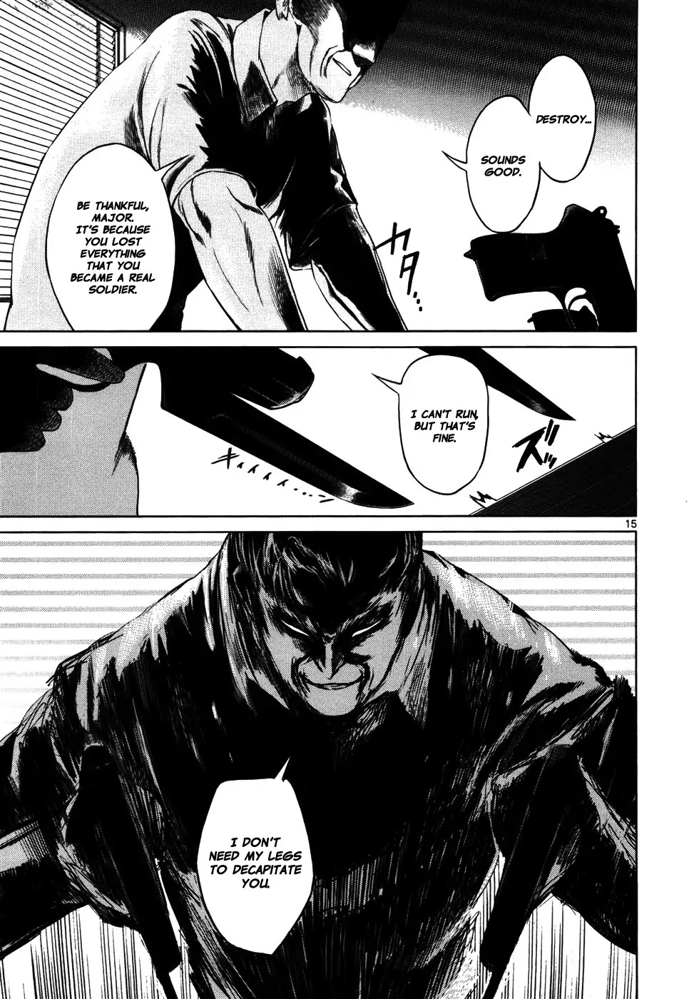 Jormungand Chapter 35 page 13 - Chapter 35: Soldier of Destruction phase.6