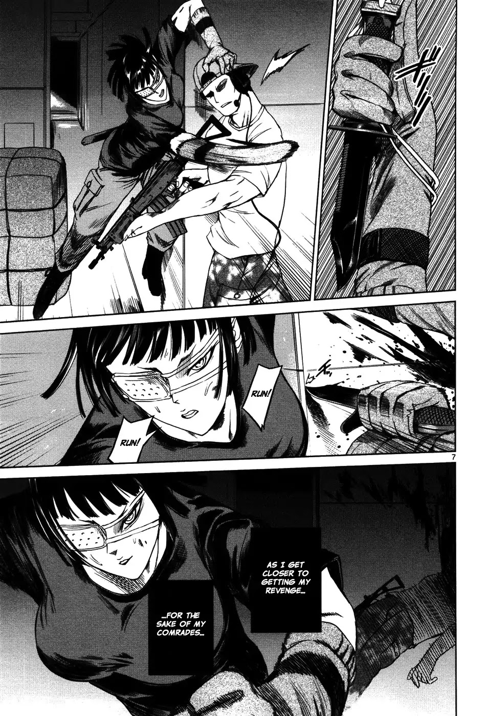 Jormungand Chapter 35 page 5 - Chapter 35: Soldier of Destruction phase.6