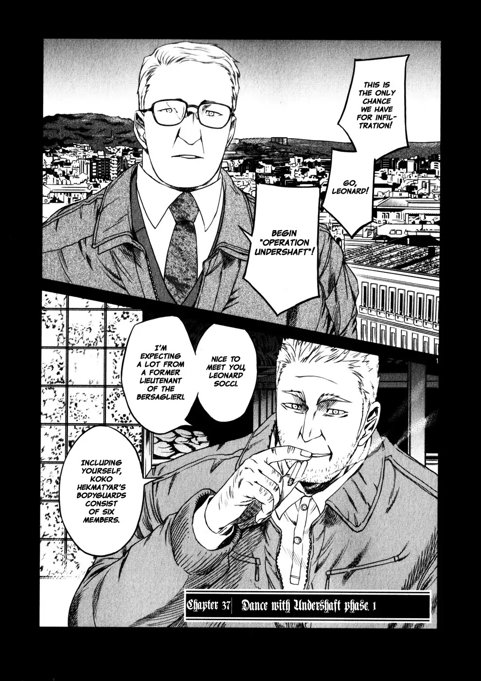 Jormungand Chapter 37 page 10 - Chapter 37: Dance with Undershaft phase.1