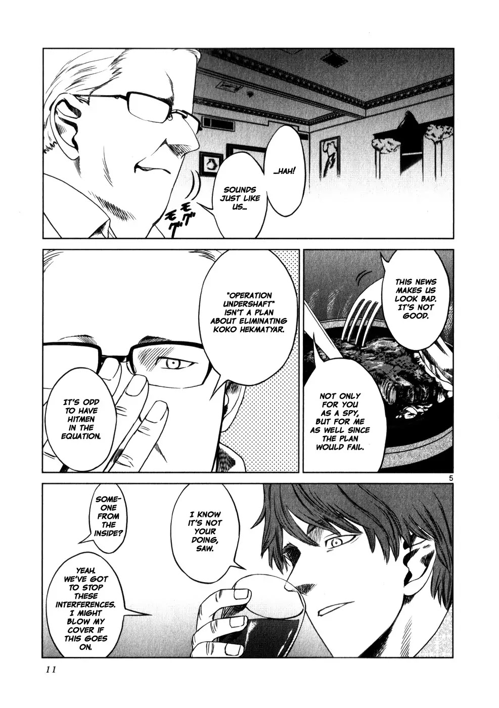 Jormungand Chapter 37 page 14 - Chapter 37: Dance with Undershaft phase.1