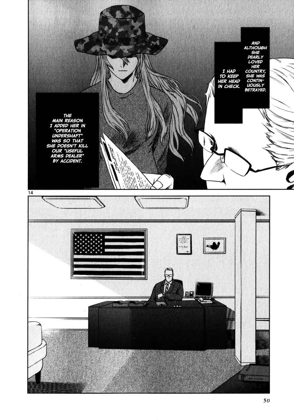 Jormungand Chapter 38 page 13 - Chapter 38: Dance with Undershaft phase.2