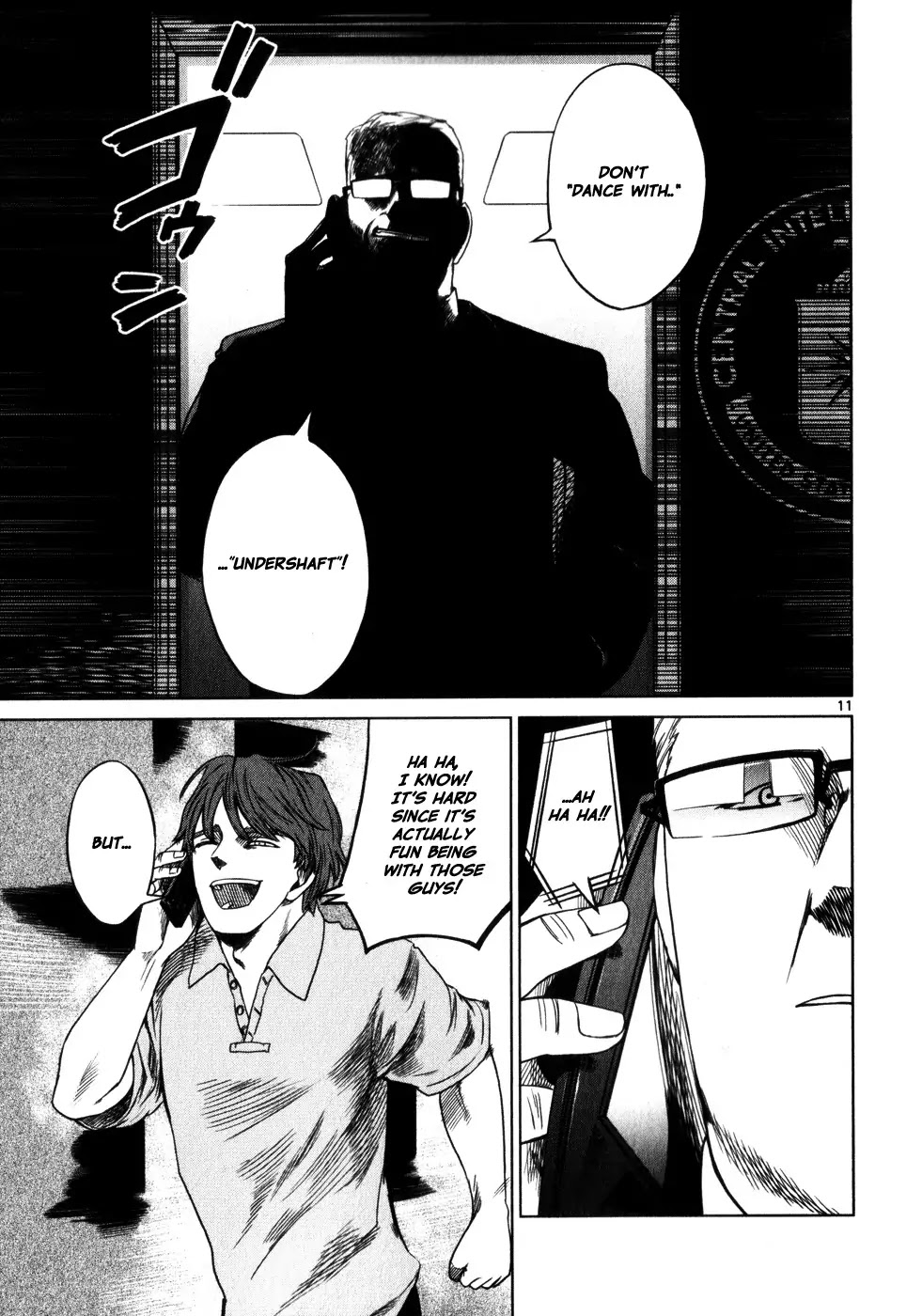 Jormungand Chapter 40 page 11 - Chapter 40: Dance with Undershaft phase.4