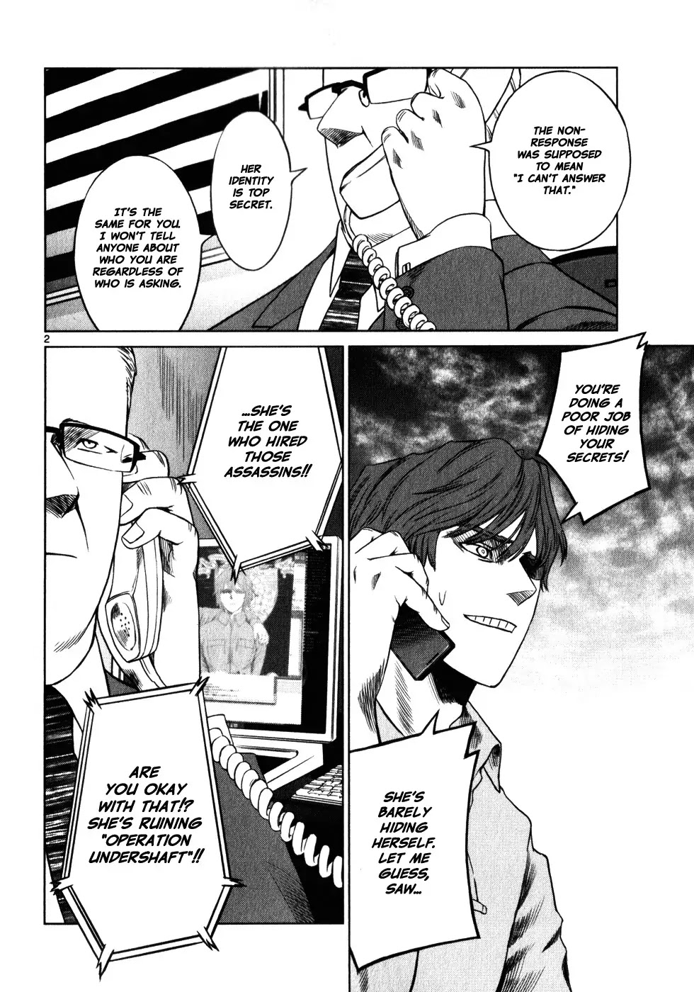 Jormungand Chapter 40 page 2 - Chapter 40: Dance with Undershaft phase.4