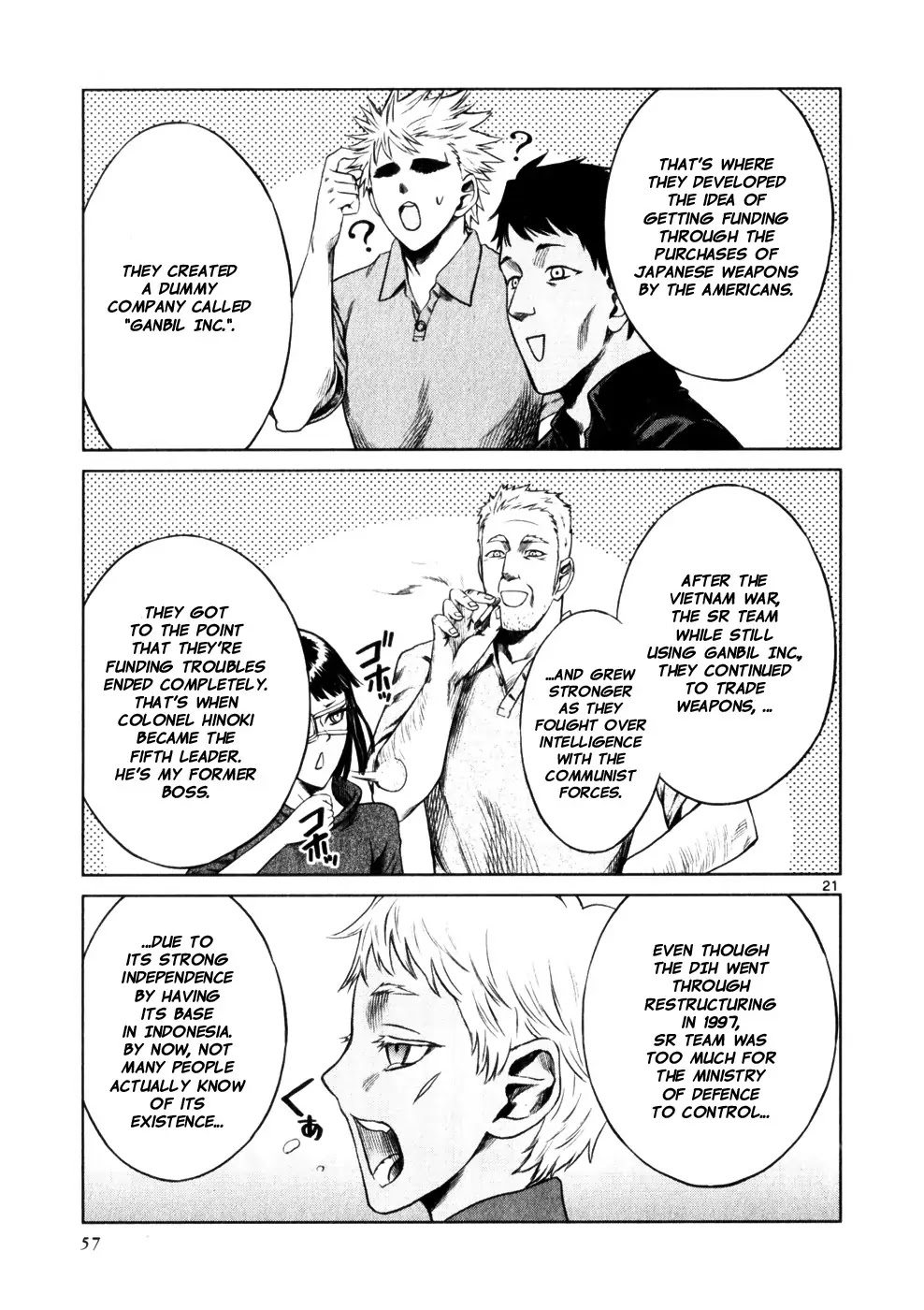 Jormungand Chapter 45 page 21 - Chapter 45: Castle of Lies phase.1