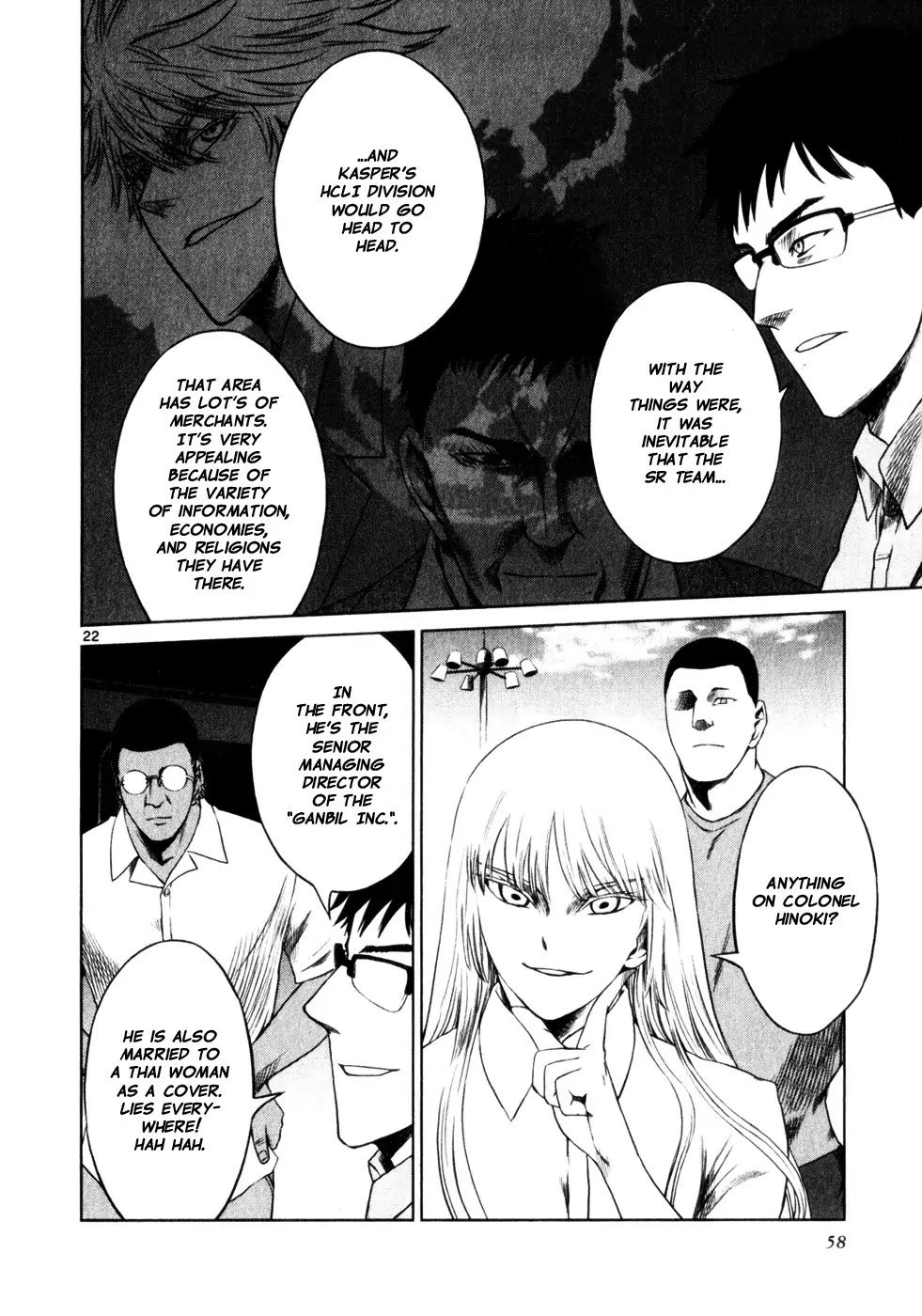 Jormungand Chapter 45 page 22 - Chapter 45: Castle of Lies phase.1