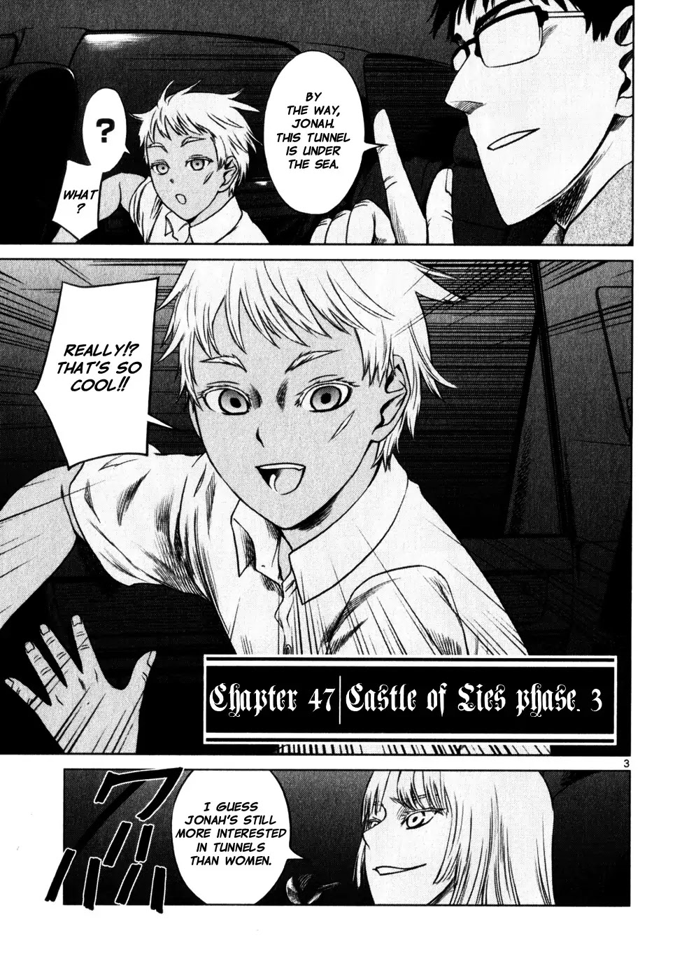 Jormungand Chapter 47 page 3 - Chapter 47: Castle of Lies phase.3
