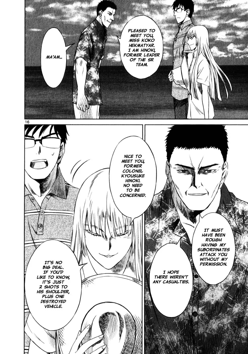 Jormungand Chapter 48 page 16 - Chapter 48: Castle of Lies phase.4