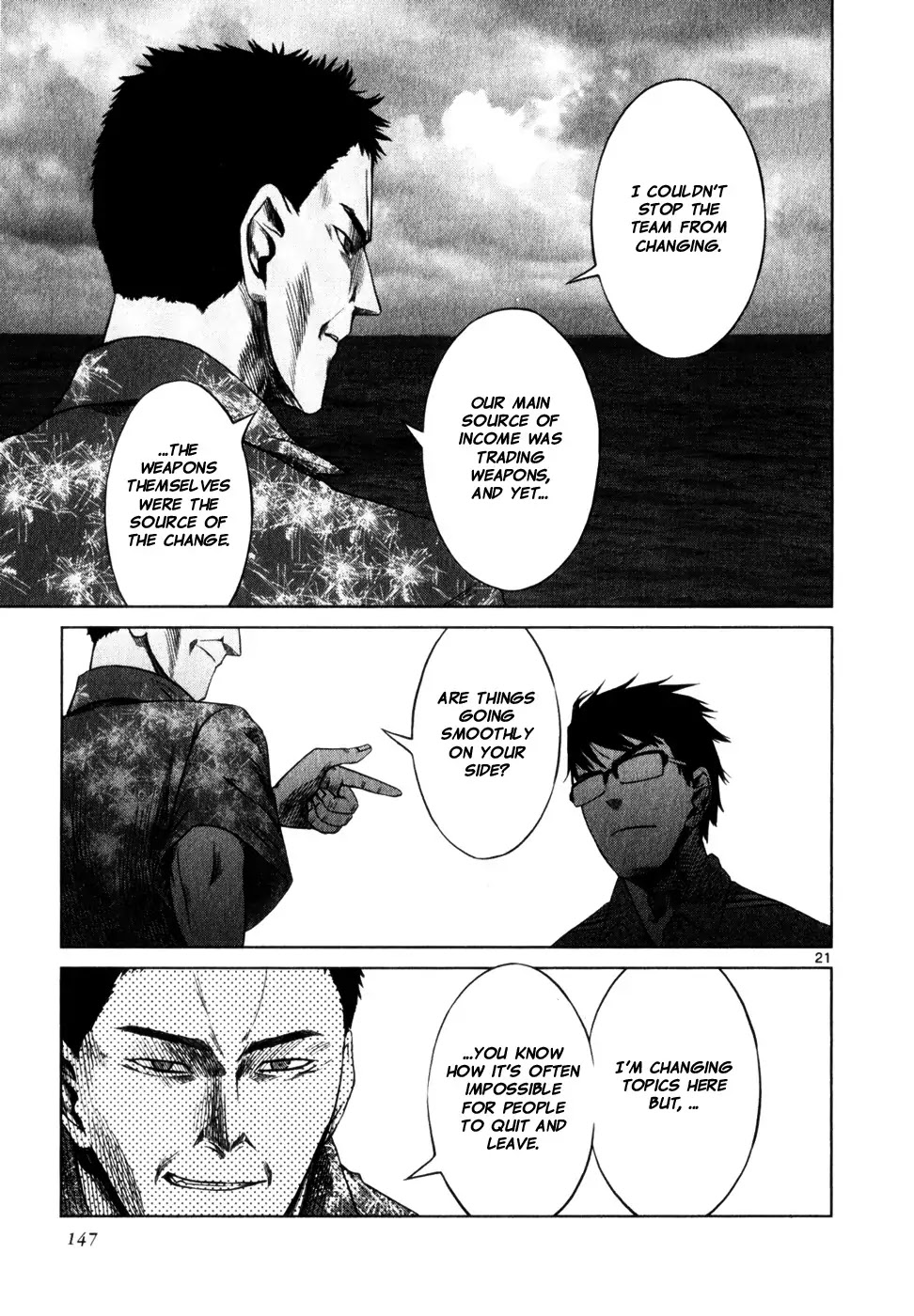 Jormungand Chapter 48 page 21 - Chapter 48: Castle of Lies phase.4