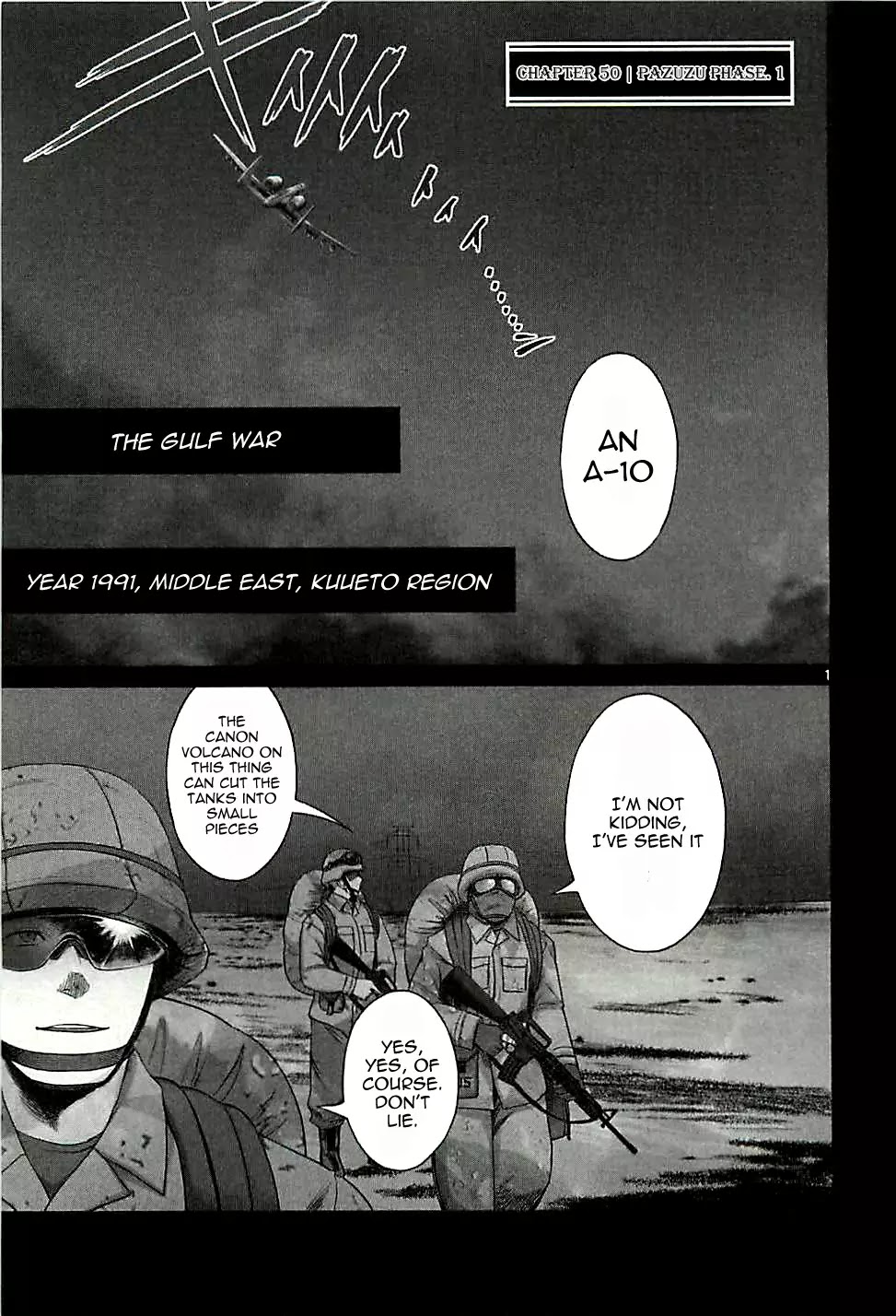 Jormungand Chapter 50 page 1 - Chapter 50: Pazuzu Phase 1
