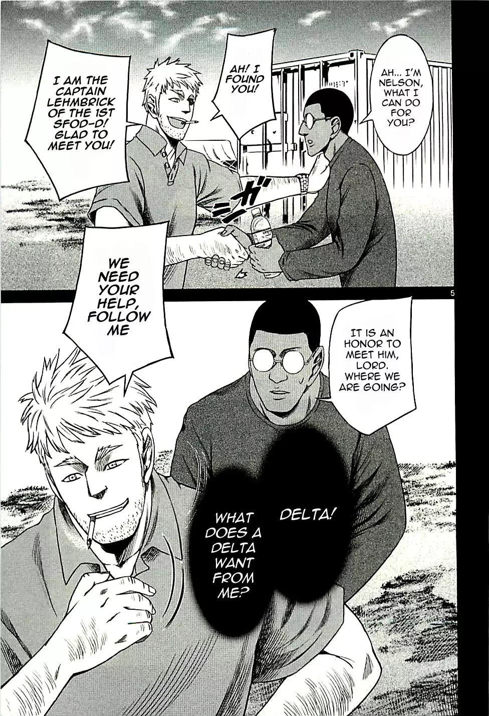 Jormungand Chapter 50 page 5 - Chapter 50: Pazuzu Phase 1