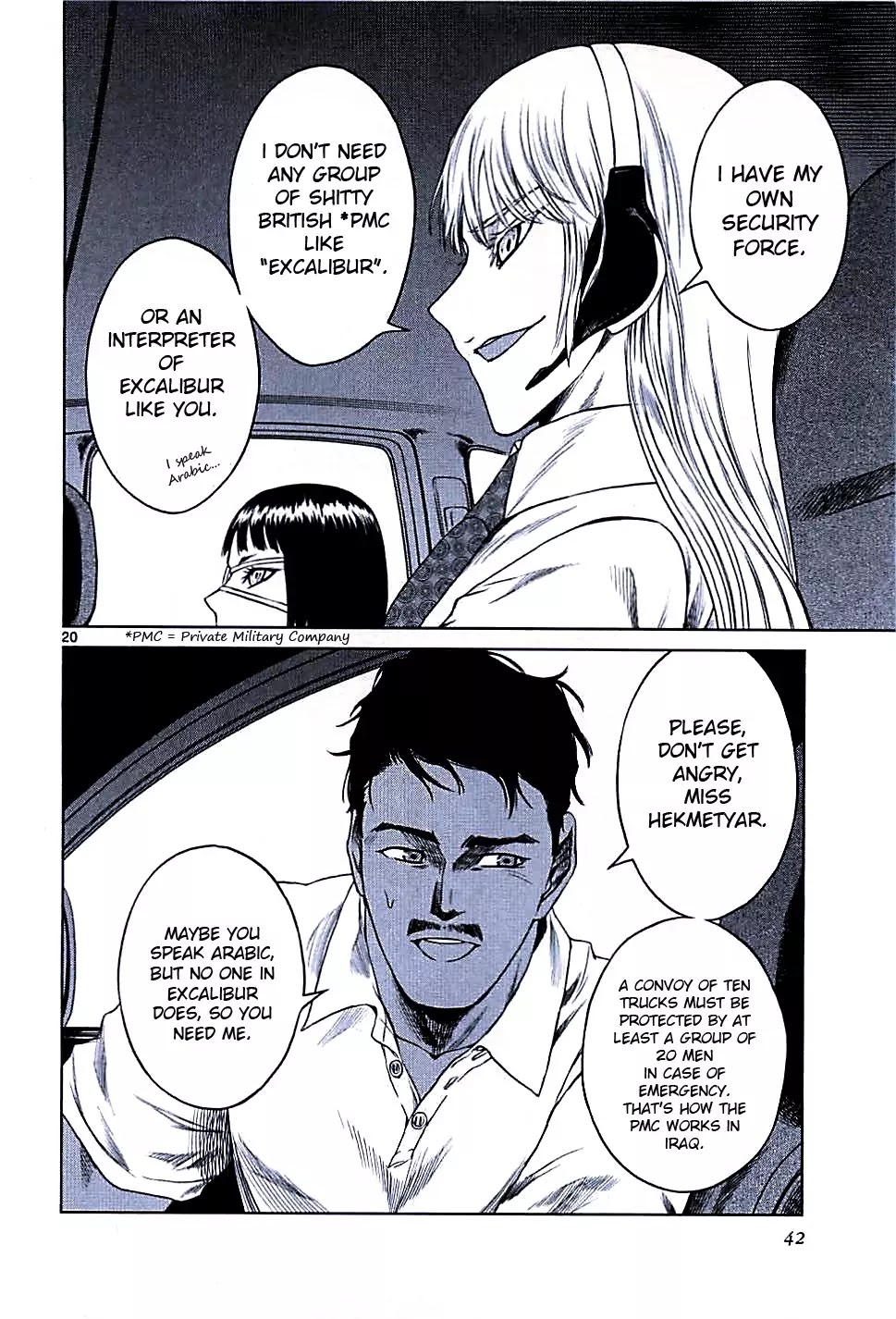 Jormungand Chapter 51 page 20 - Chapter 51: Pazuzu Phase 2