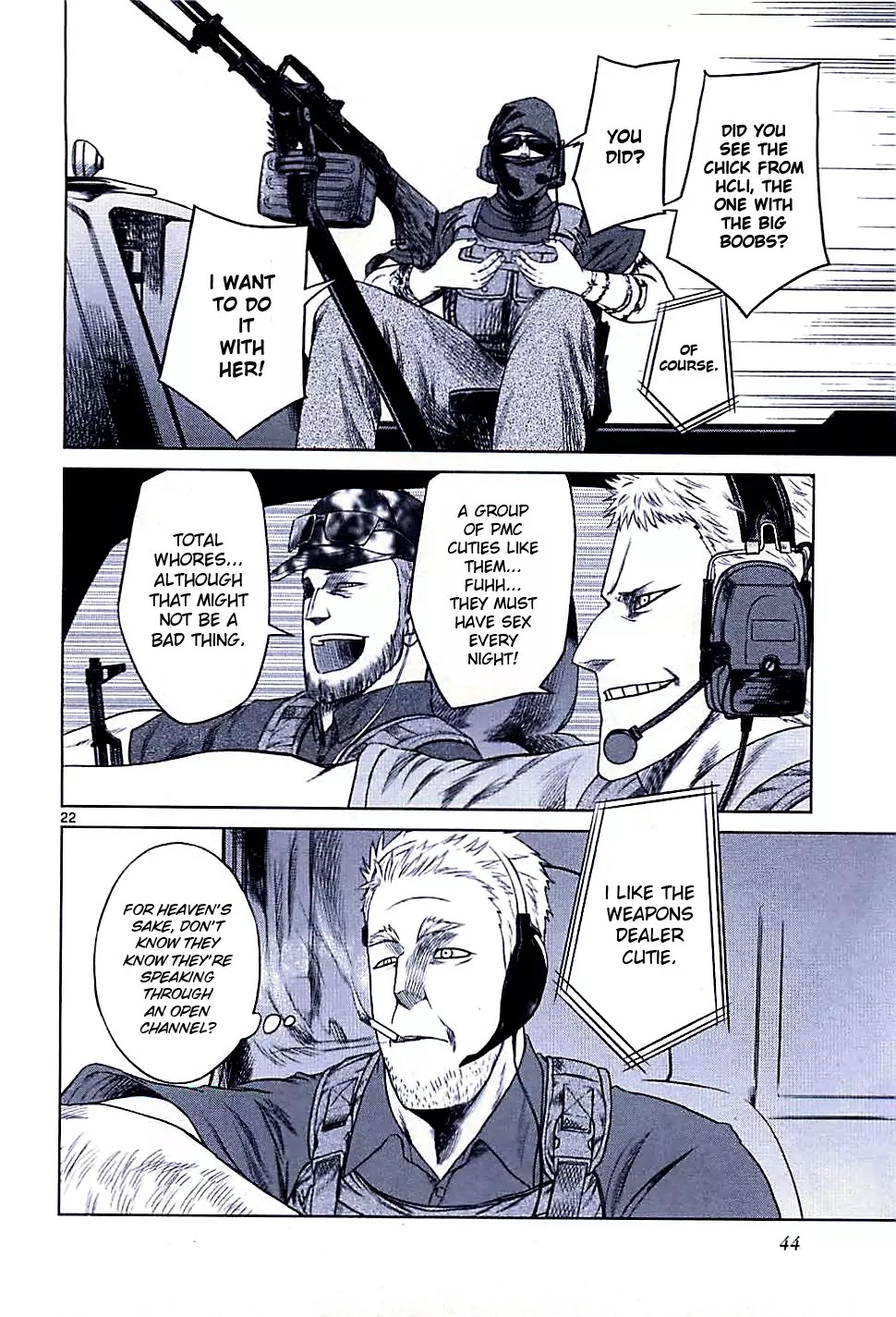 Jormungand Chapter 51 page 22 - Chapter 51: Pazuzu Phase 2
