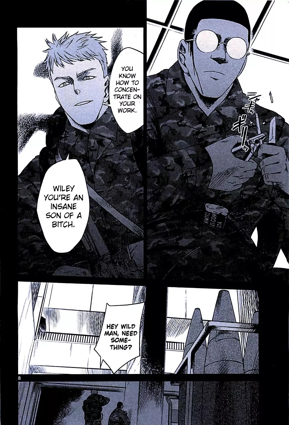 Jormungand Chapter 51 page 8 - Chapter 51: Pazuzu Phase 2