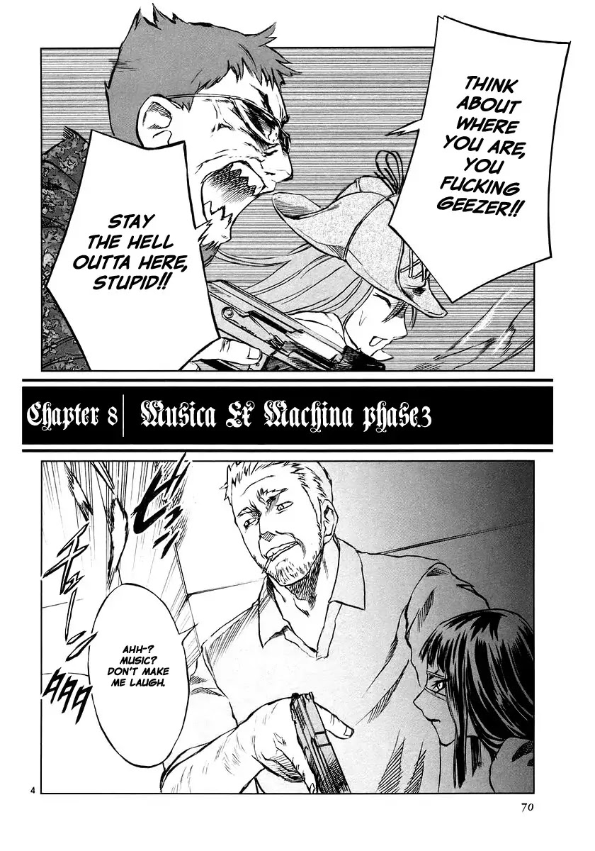 Jormungand Chapter 8 page 4 - Chapter 8: Musica Ex Machina phase.3