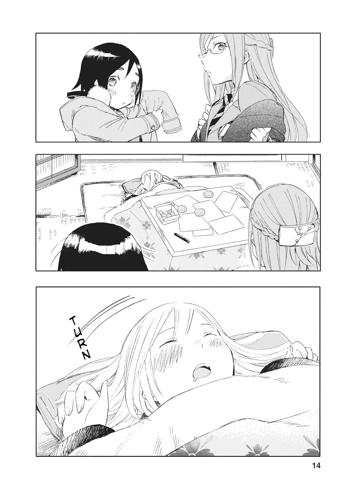 Joshi Kausei Chapter 10 page 14 - Chapter 10: The High School Girl and the Kotatsu