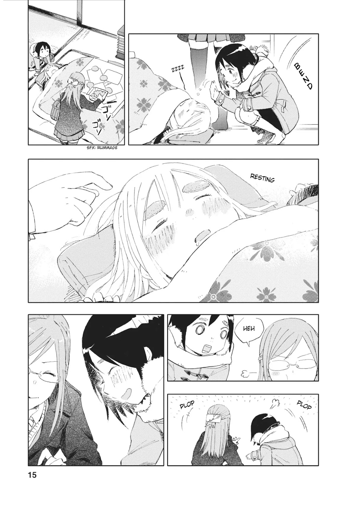 Joshi Kausei Chapter 10 page 15 - Chapter 10: The High School Girl and the Kotatsu