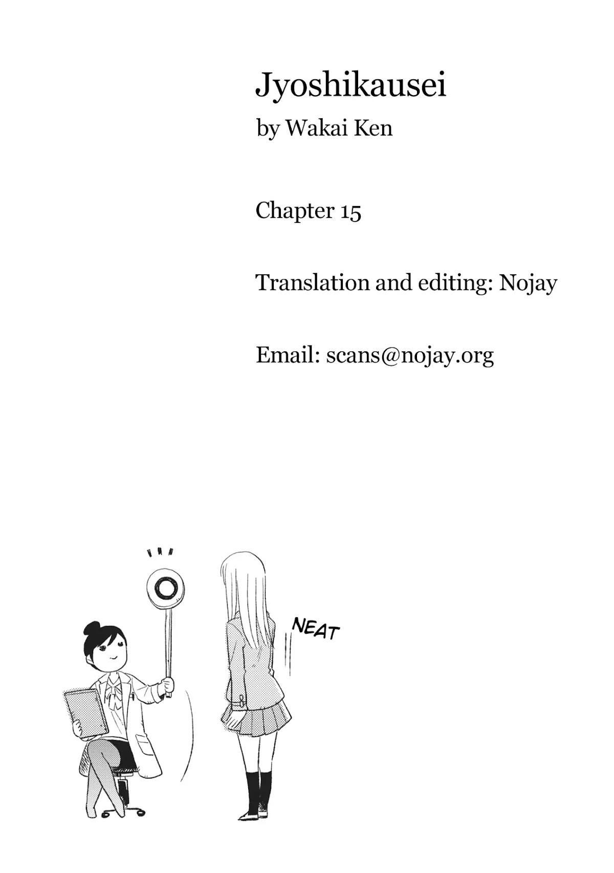 Joshi Kausei Chapter 15 page 15 - Chapter 15: The High School Girl and the Necktie
