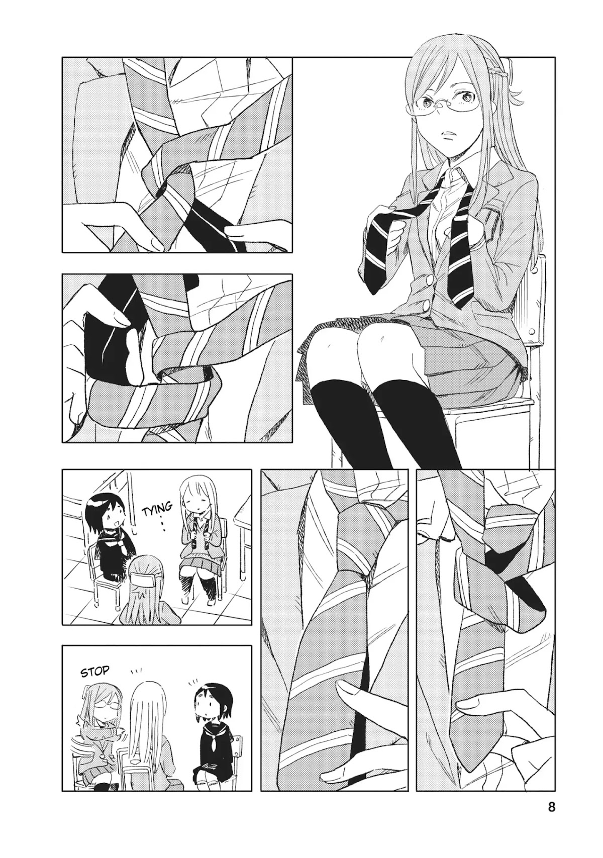 Joshi Kausei Chapter 15 page 8 - Chapter 15: The High School Girl and the Necktie