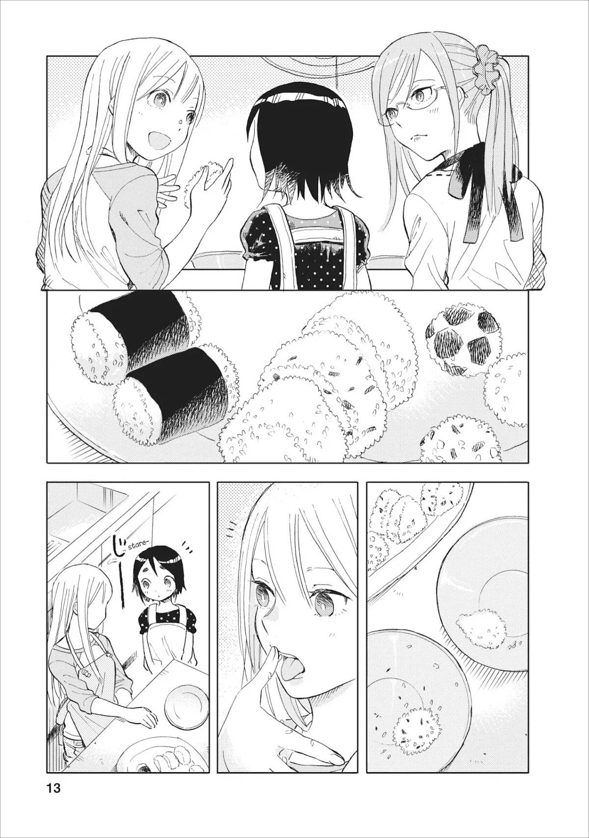 Joshi Kausei Chapter 19 page 13 - Chapter 19: The High School Girl and Onigiri